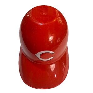 Cincinnati Reds Plastic Players Helmet Chip Bowl, pre-owned